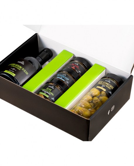Confezione regalo Degustazione scatola n.5 pezzi - Oilivis Frantoio Mitrione