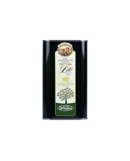 Olio extravergine d'oliva biologico Antica Tuscia BIO - Latta 1 lt - Olio Frantoio Battaglini