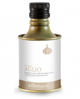 Olio Extravergine d'Oliva Italiano INFUSO al Aglio - 750ml - Olio il Bottaccio