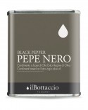 Condimento SPEZIATO alla PEPE NERO Olio Extravergine d'Oliva Italiano - 750ml - Olio il Bottaccio