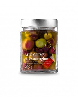 Mix di Olive in olio extra vergine - 280g - Olio il Bottaccio