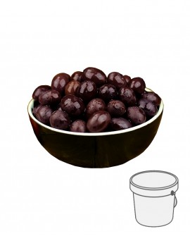 Olive Gaeta - Itrana Nere in salamoia - Secchiello plastica 1 kg - Gli Orti di Guglietta