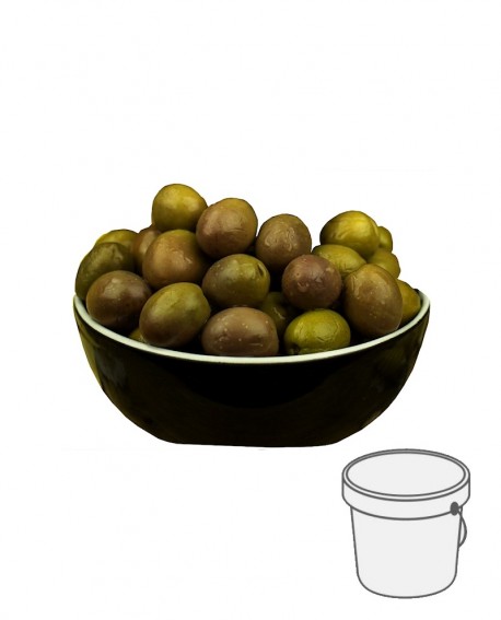 Olive Gaeta - Itrana Verdi in salamoia - Secchiello plastica 1 kg - Gli Orti di Guglietta