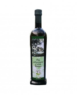 Olio extra vergine di oliva Biologico Italiano – Bottiglia da 750 ml – pacco da 12 bottiglie - Colle degli Olivi