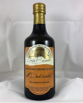 Il Delicato Olio extra vergine d'oliva - 100% Italiano -  bottiglia 500ml - Casa Bruna