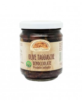 Olive taggiasche denocciolate in olio extra vergine d'oliva BIOLOGICO - barattolo 190g - Casa Bruna